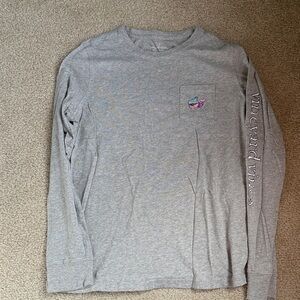 Vineyard Vines Light Gray Long Sleeve Shirt